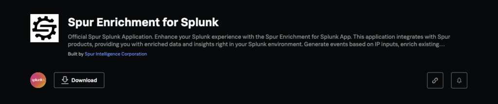 Spur Enrichment for Splunk